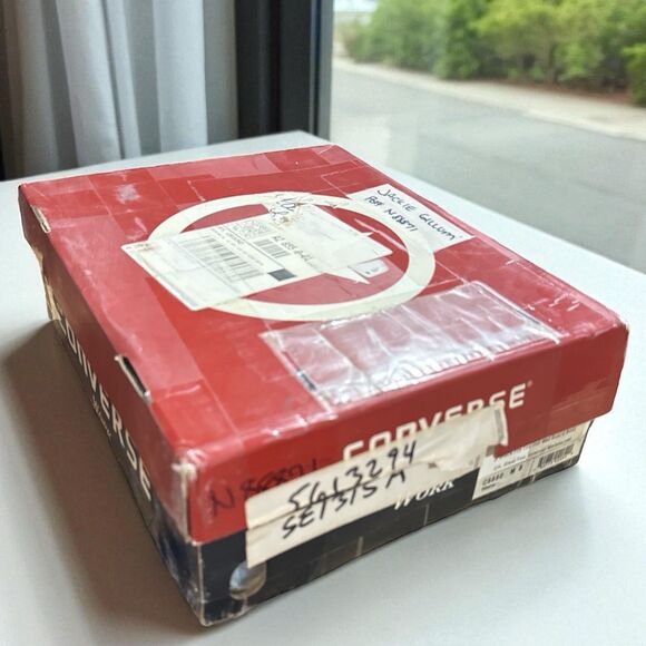 Converse Work Boots Men’s 8 Athlite C6880 Black Met Guard 8” Steel Toe NEW - Picture 7 of 7